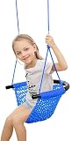 ROPECUBE Kids Swing Seat, Hand-Knitting Toddler Swing, Swing Seat for Kids with Adjustable Ropes, Ki