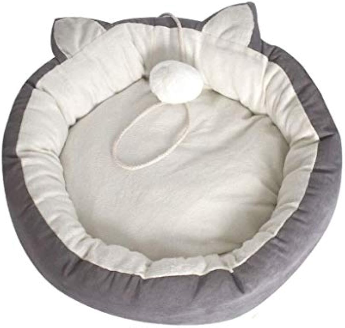 長期保証付 ペットベッド 新しいペットベッド猫用トイレ砂の犬小屋四季ユニバーサル 猫の耳ペットベッドの猫用トイレ砂のペットマット暖かい冬の犬小屋洗える ペット用品グレー ペットレスト用 毎日安売り Www Littleshopp Com