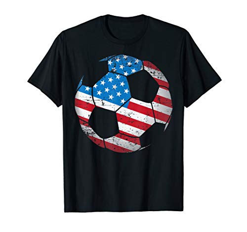 United States Soccer Ball Flag Jersey Shirt - USA Football United States Soccer Ball Flag Jersey Shirt - USA Football