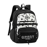YMKJZLBD Schulrucksack Teenager Junior High School Rückenschutz Rucksack Mit Großer Kapazität Und...