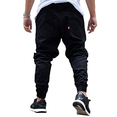 Calça Jogger Masculina Preta Versace (44, Preto)