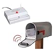 Mail Chime Mailbox Notification System – Mailbox Signal with Wireless Transmitter & Audible Arrival Alert Receiver with Bright LED Light