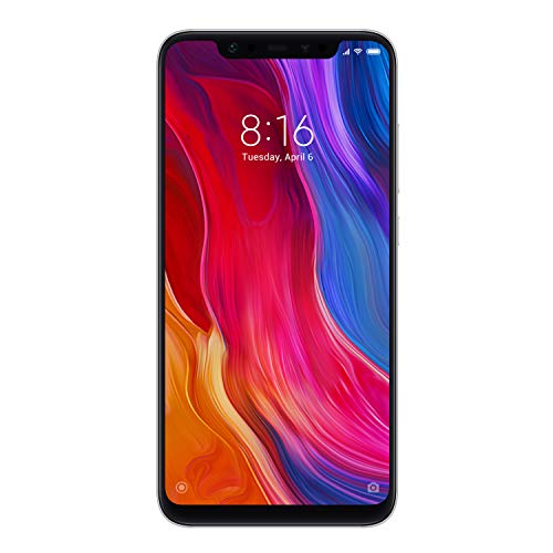 Xiaomi Mi 8 - Smartphone de 6.21" (Octa-Core Kryo 2.8 GHz, RAM de 6 GB, Memoria de 64 GB, cámara de 20 MP, Android 8.0) Color Blanco [Versión española]