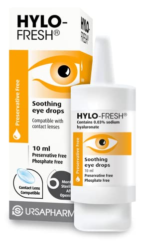 HYLO Fresh – Preservative Free - Soothing, Lubricating Eyedrops for Irritated or Mild Dry Eye – 10ml
