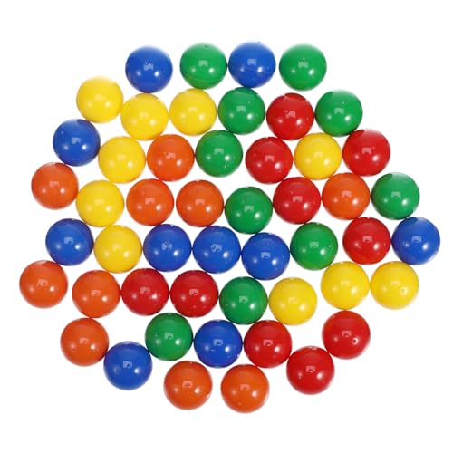 Boules de loterie plastique multicolores ouvertes ORFOFE jeu de hasard et décoration de table