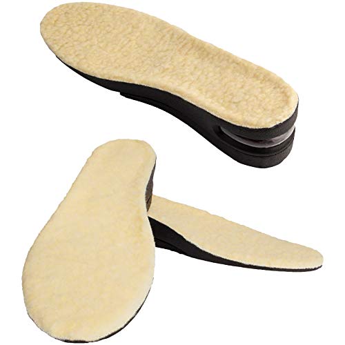 Plantillas elevadoras con peluche y aire 2" para hombre 7-9.5