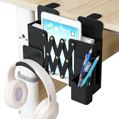 Support ordinateur portable GAOUTO avec rangement latéral réglable sans perçage
