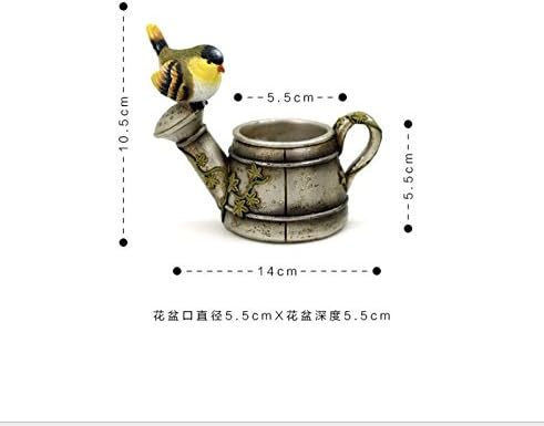 Miniatura 4 de NWFashion Macetero de flores y suculentas para interiores y exteriores