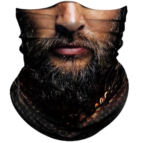 Image of Obacle Skull Face Mask Half for Dust Wind UV Sun Protection Seamless 3D Tube Mask Bandana for Men Women Durable Thin Breathable Skeleton Mask Motorcycle Riding Biker Fishing Cycling Sports Festival