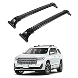 Partol Roof Rack Cross Bars for GMC Acadia 2017 2018 2019 2020 2021 2022 2023 Aluminum Roof Rail Luggage Rack Cargo Carrier for Snowboard Canoe Kayak Bike