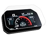 Película protectora para el velocímetro del tablero de la motocicleta que es liviana y delgada, de color transparente y de uso prolongado, disfruta de una visibilidad nítida incluso con luz solar brillante o en condiciones de poca luz.