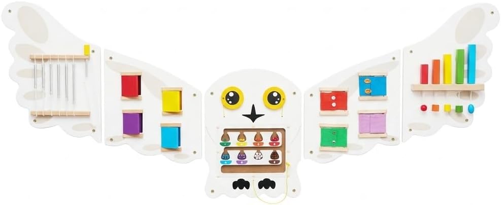 Monläurd® Shark Montessori Busy Board, Sensory Board, Educational Toys, Sensory Wall Panel, Wall Toys, Daycare Furniture, Playroom Furniture, Learning Toys, Boys and Girls 6 M+