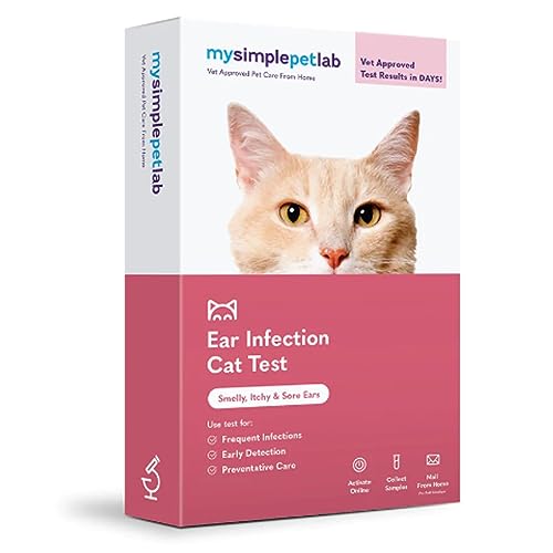 MySimplePetLab Cat Ear Infection Test Kit | Fast and Accurate Detection of Cat Ear Yeast and and other Ear Irritations | Reliable Mail-in Ear Care Cat Test Kit for Smelly, Itchy, or Sore Ears MySimplePetLab Cat Ear Infection Test Kit | Fast and Accurate Detection of Cat Ear Yeast and and other Ear Irritations | Reliable Mail-in Ear Care Cat Test Kit for Smelly, Itchy, or Sore Ears