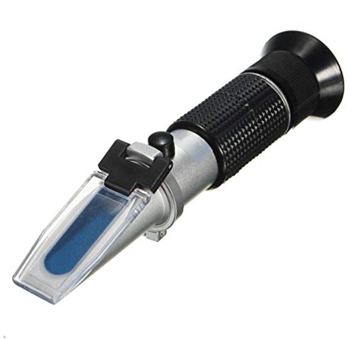 Preisvergleich Produktbild Handrefraktometer Refraktometer Zuckermesser Salinometer Gefrierpunktmesser Hydrographie Zuckermesser 0-32%