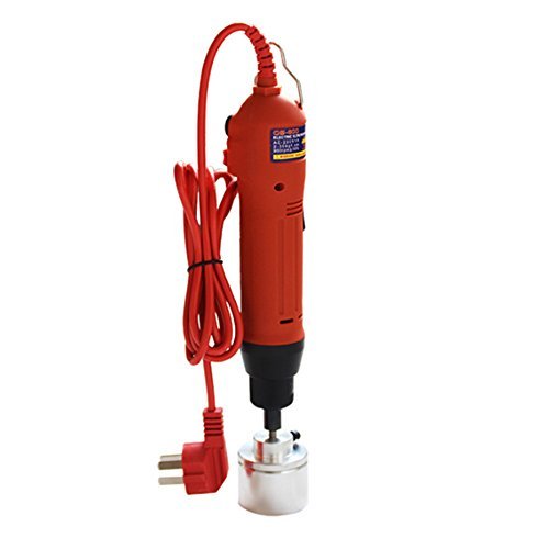 ELEOPTION Manual Bottle Capper Handheld Electric Bottle Capping Machine Cap Sealer Sealing Machine for Plastic Bottle Capp Diameter 10-20 mm, 20-30 mm, 30-40 mm, 40-50 mm, 220V