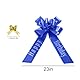 Car Ribbon Bow, Schleife für Auto, Geschenkschleife Große, Riesige Große Blau Schleife (23 inches HAPPY BIRTHDAY) für Auto Fahrrad Weihnachten Geschenk Hochzeit Party Feier