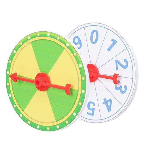 Cabilock Game Wheel 2pcs Prize Wheel Awards Ideal for Parties Meetings and More
