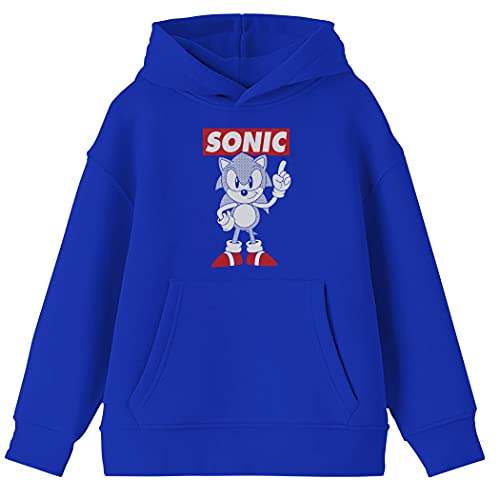 Sonic le hérisson sweat à capuche pour adolescent vêtement enfant Bioworld bleu