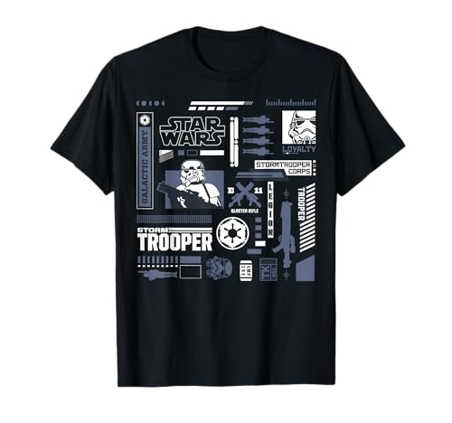 T-shirt Star Wars Stormtrooper imprimé col rond en coton