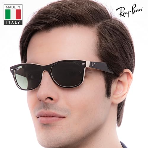 Image of Ray-Ban RB2132 NEW WAYFARER COLOR MIX Square Shaped Sunglasses for Men & Women with Official RAYBAN Eyewear Kit