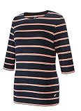 Joy Sportswear 3/4 Arm Shirt Mona | Bio Baumwolle | ideal für Sport und Freizeit 46, Night Stripes