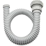 カクダイ 流し台用ホース ねじこみ式 40・50兼用 1m 4544-1