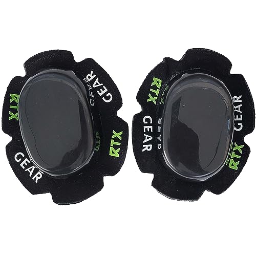 RTX Leathers Universal Durable Motorcycle Knee Sliders Motorbike Knee...