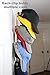 Perfect Curve Hat Organizer Cap Rack FAV | Hat Racks | Hold up to 40 caps | Over Door Organizer for Baseball Hat | Fitted & Adjustable Caps & Visors | Door Slam Proof | 2 Straps | White
