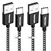 Price comparison product image TECKNET USB C Cable, Nylon Braided High Speed Type C Cable[2-Pack/1M+2M] USB C to USB A Charging Sync Cable for Samsung Galaxy /S9/Note8/S8/A9/C9, Huawei, Sony, Nexus, HTC,Nintendo Switch, MacBook