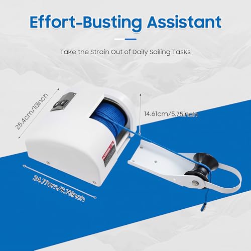 Cabrestante eléctrico para ancla de barco 25LBS Bepritm miniatura 2