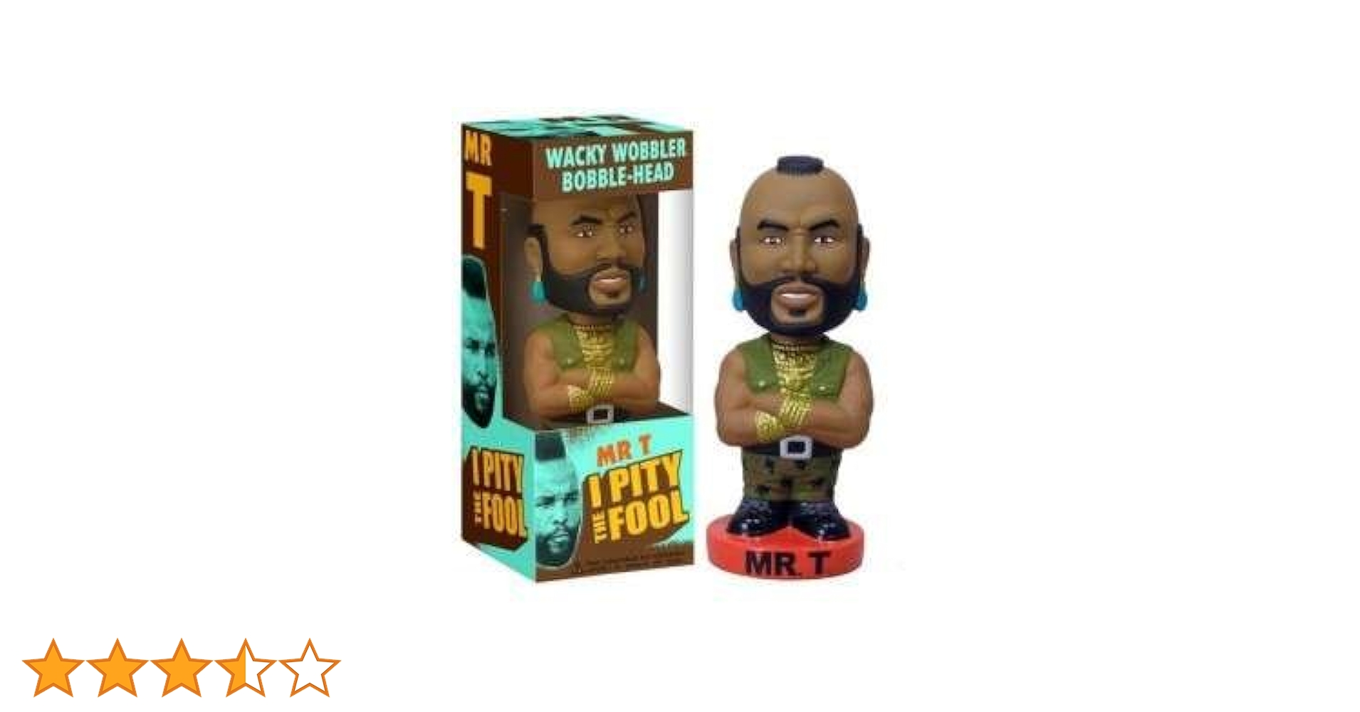 【FUNKO WACKY WOBBLER】 BOXING MR. T Funko MR T WACKY WOBBLER BOBBLEHEAD A-Team In Original Box“I