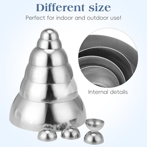 Bola de acero inoxidable HOUDERCO para crear un elegante centro de mesa interior 4