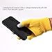 QDKVTNDJZ Touchscreen Gloves for Winter – Wireless Thermal Glovesold Weather Grips | for Phone Calls All-Outdoor Bicycle Snowboarding Skiing Construction Travel Gardening(Yellow,C)