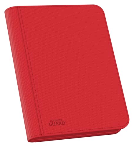 Image of Ultimate Guard Zipfolio 160 - 8 Pocket Xenoskin Red