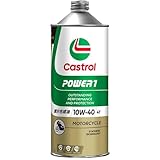 Castrol(カストロール) エンジンオイル POWER1 4T 10W-40 MA2 1L 二輪車4サイクルエンジン用 部分合成油