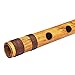 Unique Birthday Gift Ideas 17 Inch Authentic Indian Wooden Bamboo Flute in 'G' Key Fipple Woodwind Musical Instrument Recorder Traditional Bansuri Hand Crafted Novelty Gifts Men Women Kids