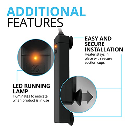 Fluval P25 Submersible Aquarium Heater For Up To 6 Gallons, 25 Watts #TOP5