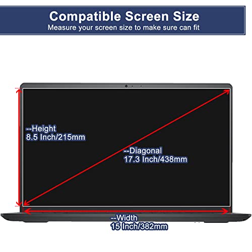 2Pcs 17.3 Inch Laptop Screen Protector (382X215Mm) For Hp/Dell/Sony/Samsung/Lenovo/Acer/Msi/Lg/Razer Blade 17.3" 16:9 Aspect Ratio Laptop, High Definition Anti-Scratch Clear Shield #TOP1