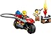 LEGO City Fire Rescue Motorcycle Firefighter Toy Playset for Kids Ages 4 and Up, Includes a Motorcycle Toy and 2 Minifigures, Fun Gift Idea or Pretend Play Toy for Boys and Girls, 60410