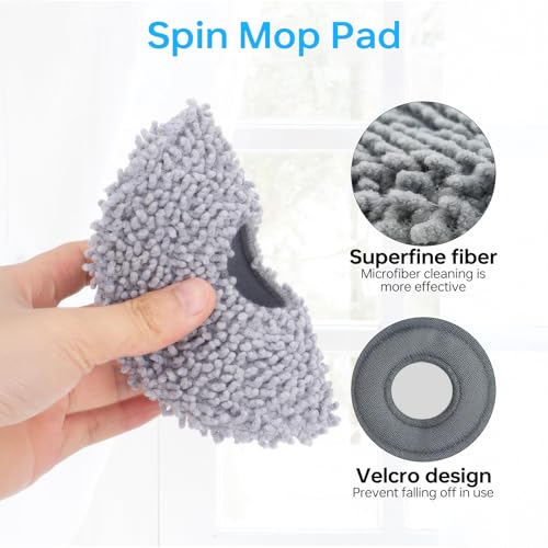 Image of 24 Pack Accessories for Roborock Q Revo【Not for Qrevo S /Pro /Plus /Max /Maxv /Master】Robot Vacuum Cleaner Qrevo Replacement Parts, 2 Rolling Brushes 4 Filters 4 Dust Bags 6 Mop Pads 6 Side Brushes