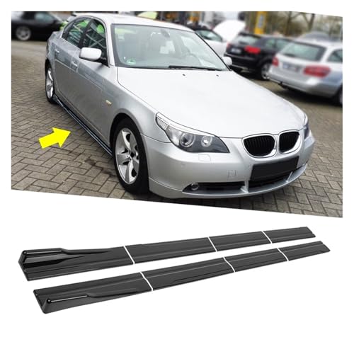 Faldones laterales coche M5 E60 E61 extensión panel basculante negro 5