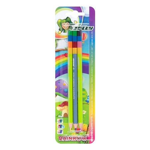 レインボーさん専用 Amazon | ジョリー SUPER STICKS RAINBOW 色鉛筆 3本 80611