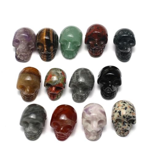 Figura decorativa de piedra natural en set de 7 piezas