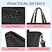 mommore Diaper Bag Tote with Stroller Organizer Puffer Bag Large Capacity Baby Bag 3 Pcs with Changing Pad for Travel, Hospital