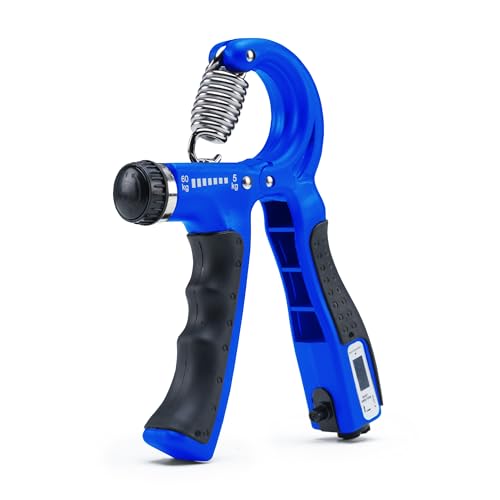 Image of Solpro Velgrip Adjustable Hand Grip Strengthener with Mechanical Counter for Men & Women | Adjustable 5 to 60 kg Resistance | Forearm, Wrist & Finger Strengthener | Home, Gym Workouts