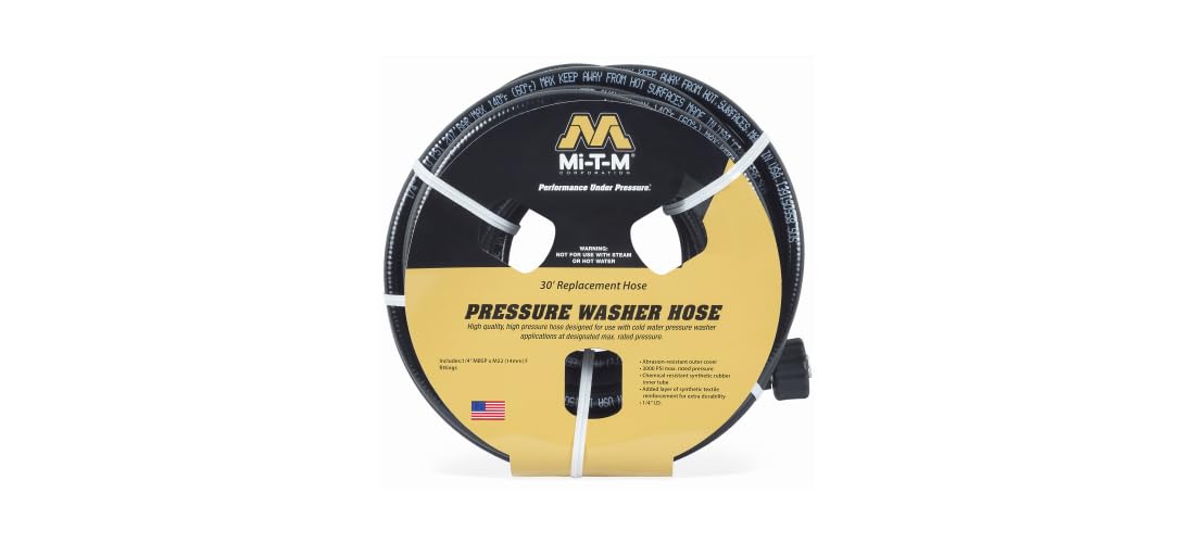 Amazon.com : Mi T M AW-0015-0239 Pressure Washer Hose, 30
