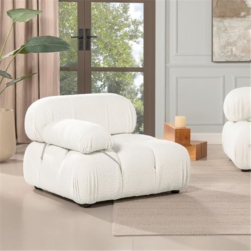 Sillón Modular Lounge Blanco Textil miniatura 5