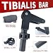 Solo Tib Bar Tibialis Trainer Tibialis Bar Knees Over Toes Equipment Tibialis Raise Tibia Dorsi Calf Workout Machine Calves Workout Equipment Fit 2 Inch Weight Plates (NBR Thick Sponge-Diameter 25MM)
