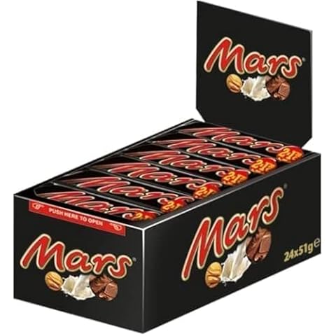 Wowboxme Mars Chocolate Bars | 24 Bars of 51 g| Milk Chocolate | Bulk Gift Treat Office Box (12 Boxes (288 Bars)) Cover