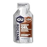 GU Energy Roctane Ultra Endurance Energy Gel, Chocolate Coconut, 24-Count